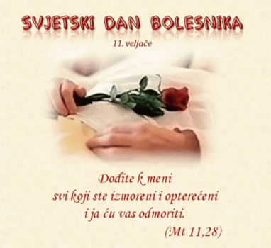 Svjetski dan bolesnika 11. veljače
